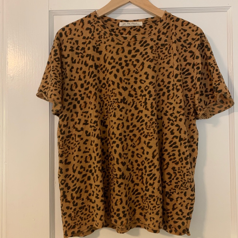 Leopard t-shirt. Oversized. Free People